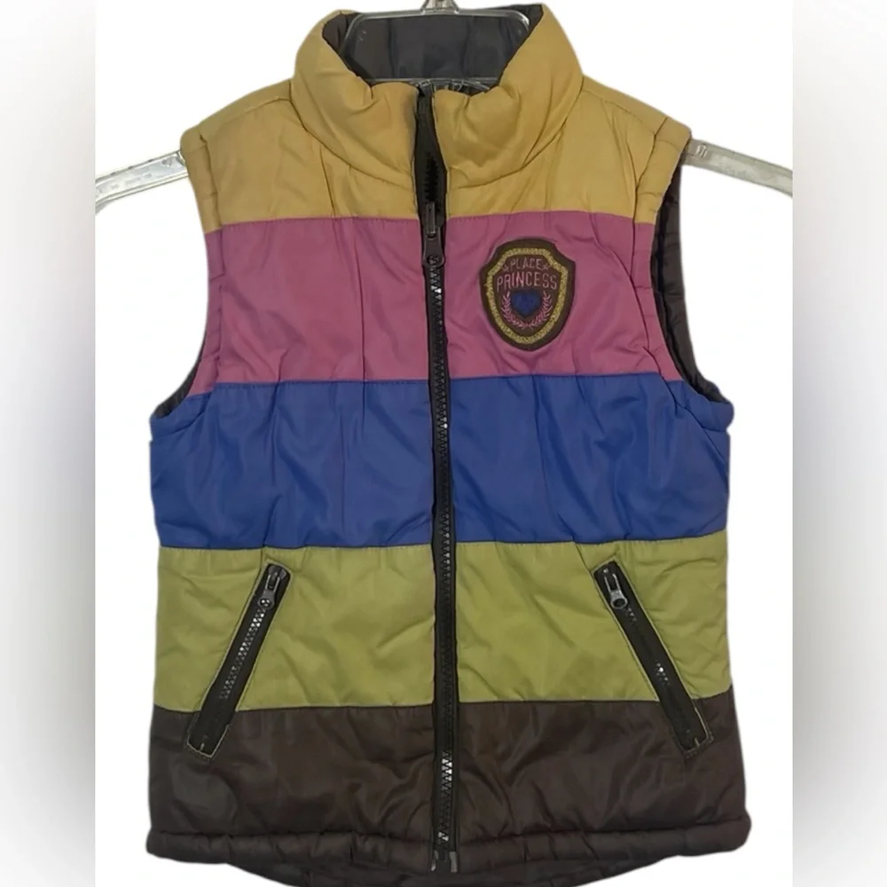 The Children’s Place Reverseable Girls Puffer Vest